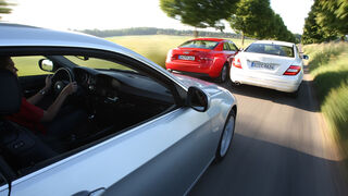 Audi A5 Coupe, BMW 325i Coupe, Mercedes C 250 Coupe
