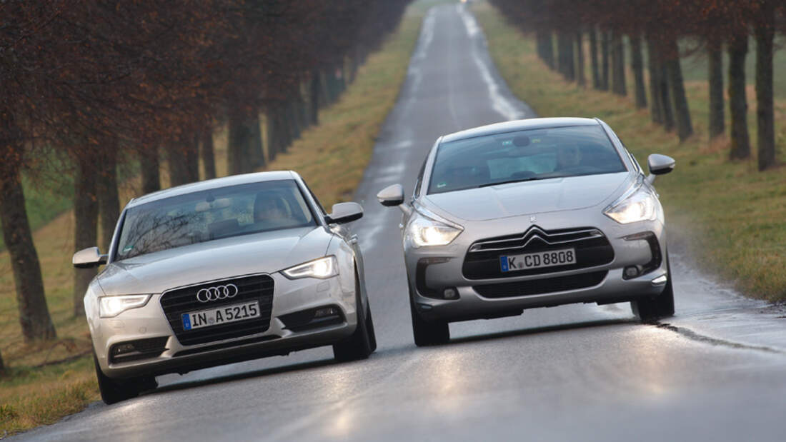 Audi A5 Sportback,Citroën DS5 Test Zurückhaltend vs. auffallend auto