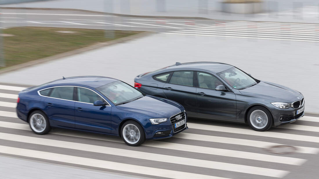 Audi A5 Sportback vs. BMW 320d GT Vernünftige Coupés im Vergleich