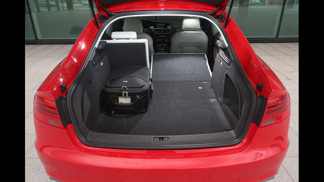 Audi A5 Sportback, Kofferraum