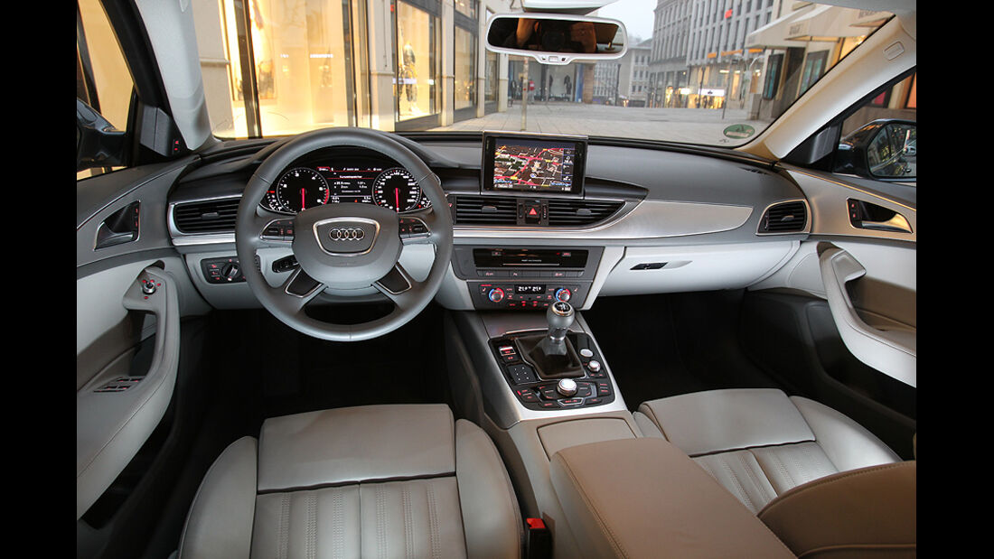 Audi A6 2.0 TDI, Cockpit, Inneraum