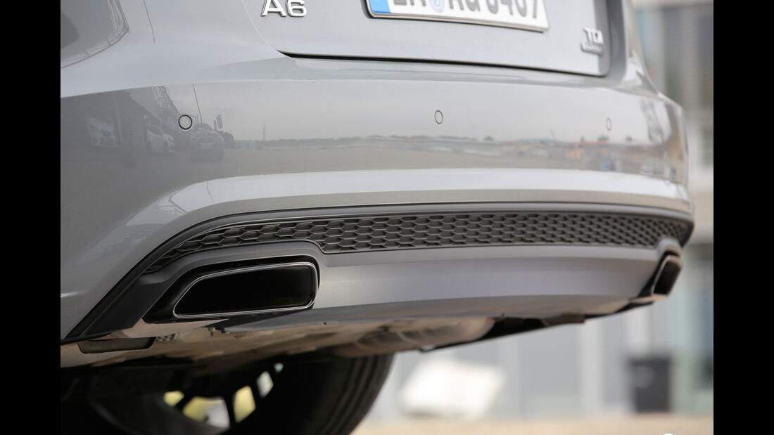Audi A6 3.0 TDI Competition, Auspuff, Endrohre