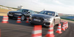 Audi A6 50 TDI Quattro, BMW 530d xDrive, Exterieur