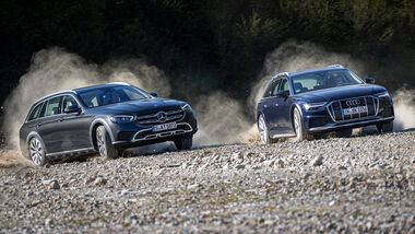 Audi A6 Allroad, Mercedes E All-Terrain, Exterieur