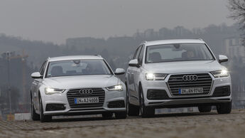 Audi A6 Avant 3.0 TDI Quattro, Audi Q7 3.0 TDI Quattro, Exterieur Front