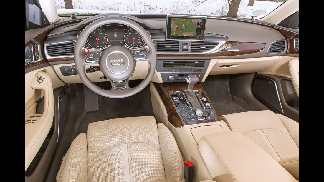Audi A6 Avant 3.0 TDI Quattro, Cockpit, Lenkrad