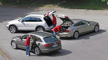 Audi A6 Avant, A7, Q5, Gruppenbild