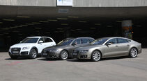Audi A6 Avant, A7, Q5, Seitenansicht