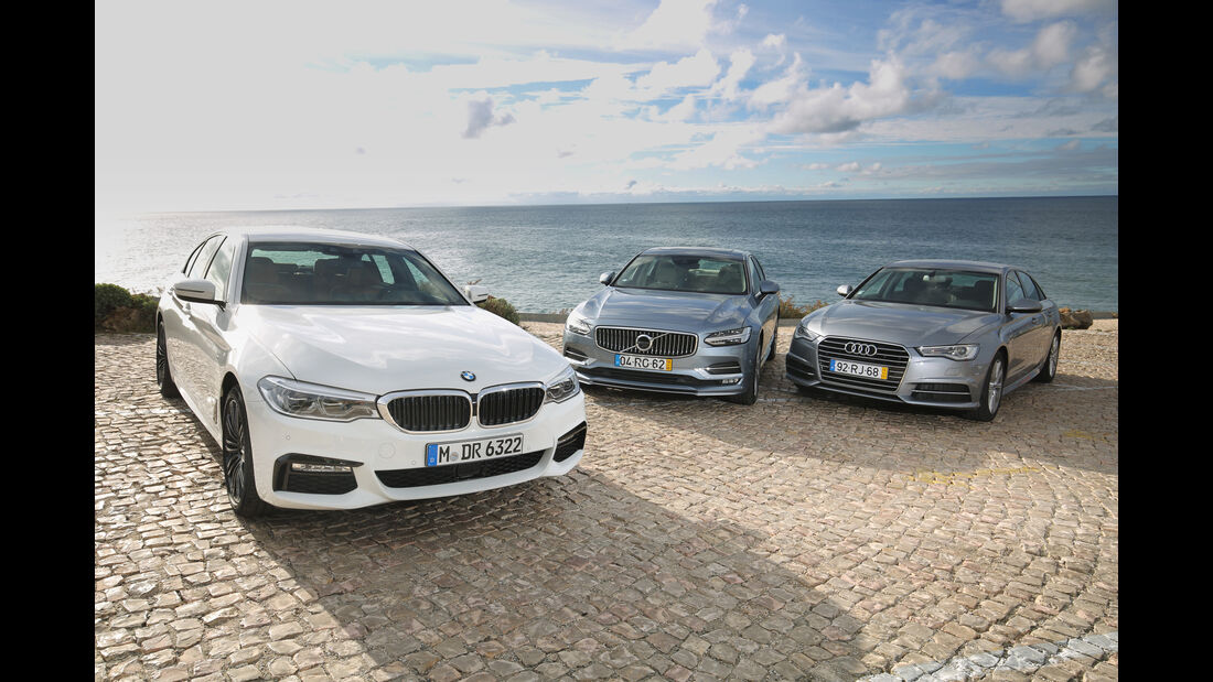Audi A6, BMW Fünfer, Volvo S90