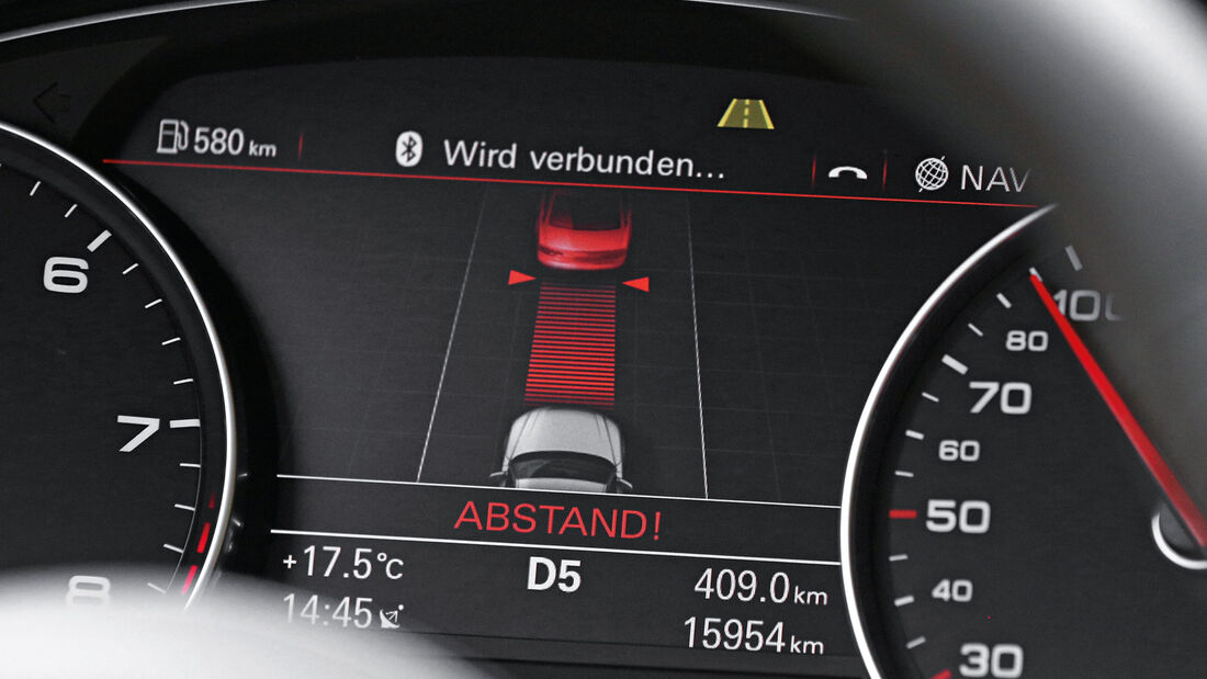 Audi A6, Notbremsassistent