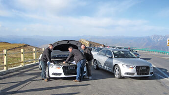 Audi A6, Testflotte, Motorkontrolle, China