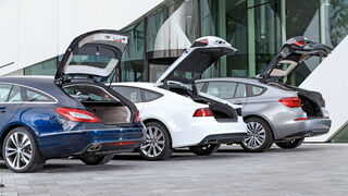 Audi A7 Sportback, BMW 530d GT, Mercedes CLS Shooting Brake