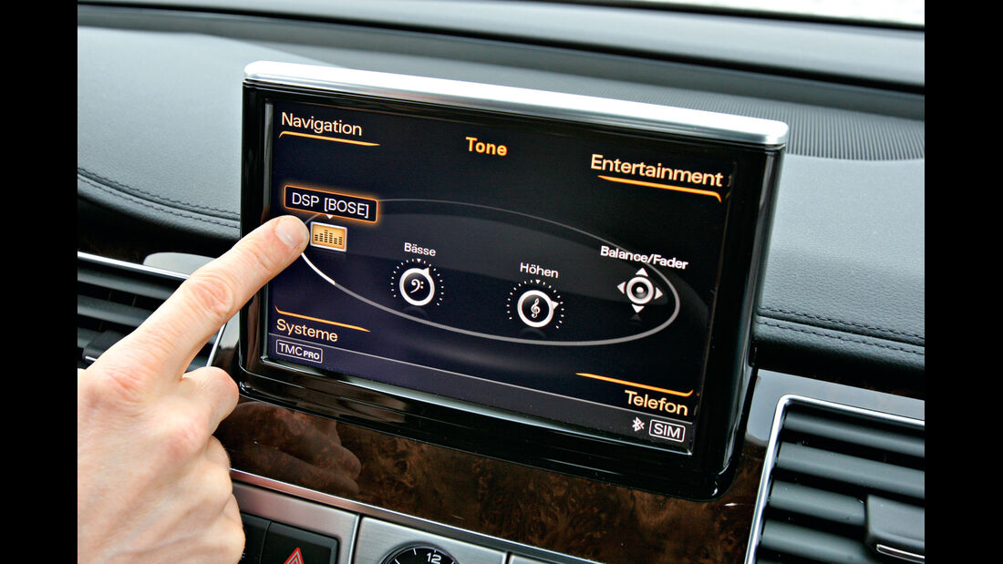 Audi A8 3.0 TDI Quattro, Display, Bose, Radio