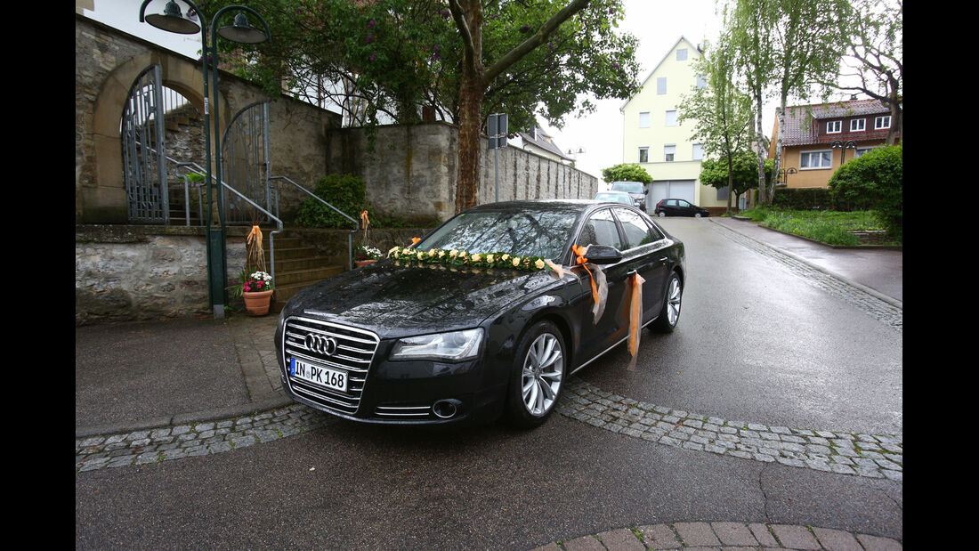 Audi A8 3.0 TDI Quattro, Hochzeit