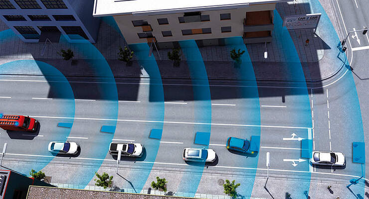 Audi Assistenzsysteme, Vernetzung, Car-to-Car