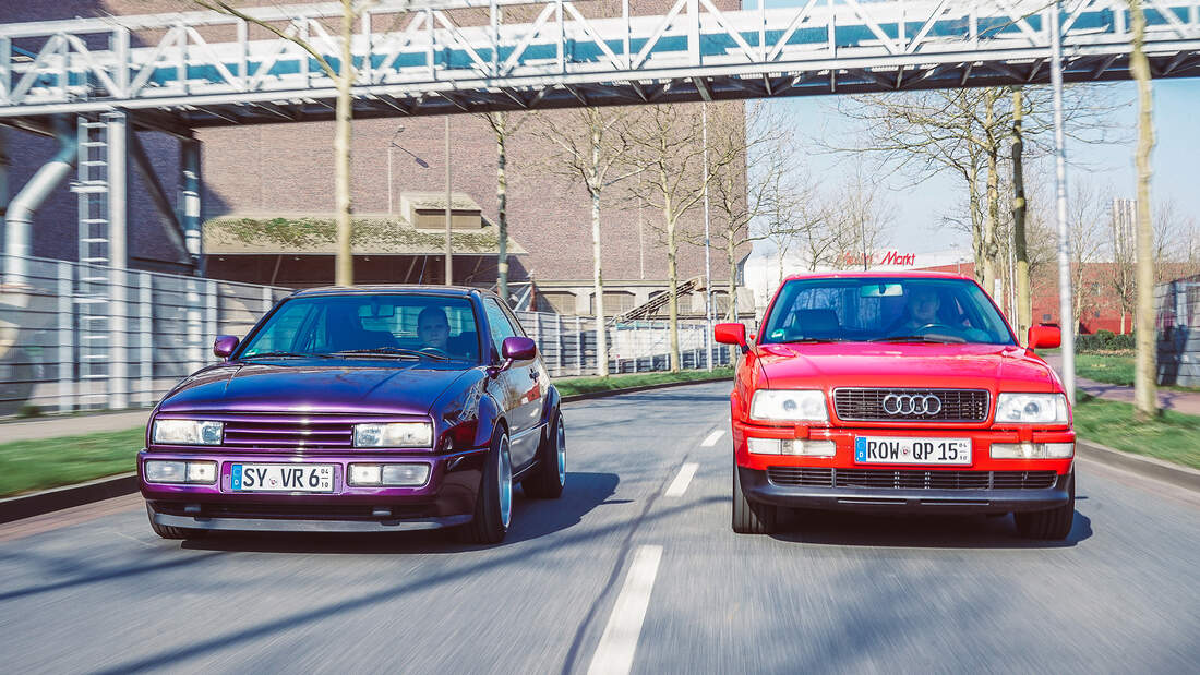 Audi Coupé und VW Corrado im Fahrbericht - auto motor und sport