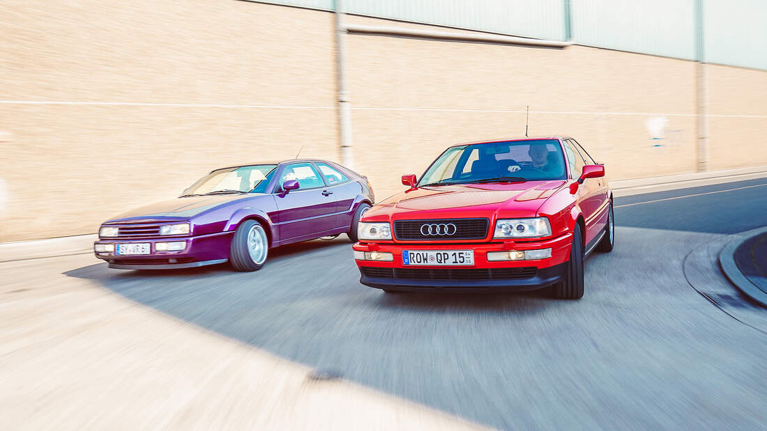 Audi Coupé und VW Corrado im Fahrbericht - auto motor und sport