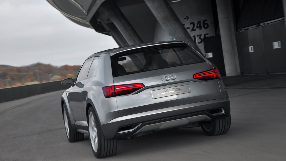 Audi Crosslane, Heckansicht