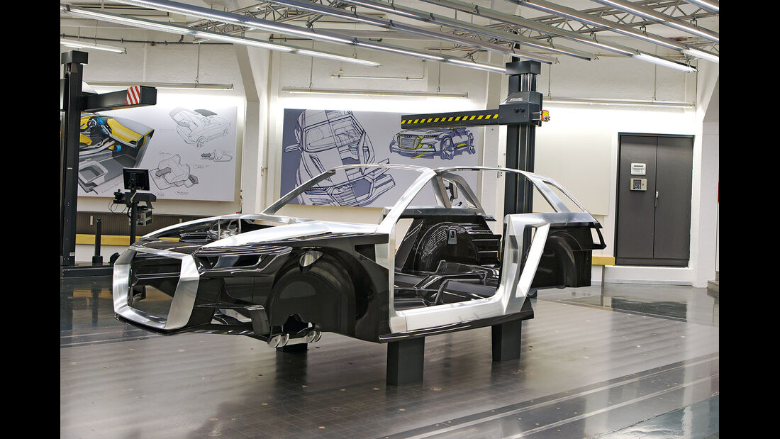 Audi Crosslane, Rahmen, Leichtbau