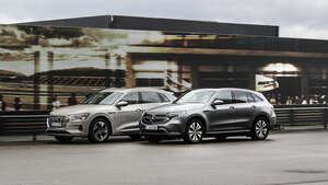 Audi E-Tron, Mercedes EQC, ams 2019_23, Exterieur