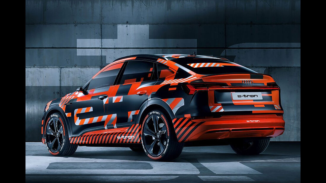 Audi E-Tron Sportback Werks-Erlkönig