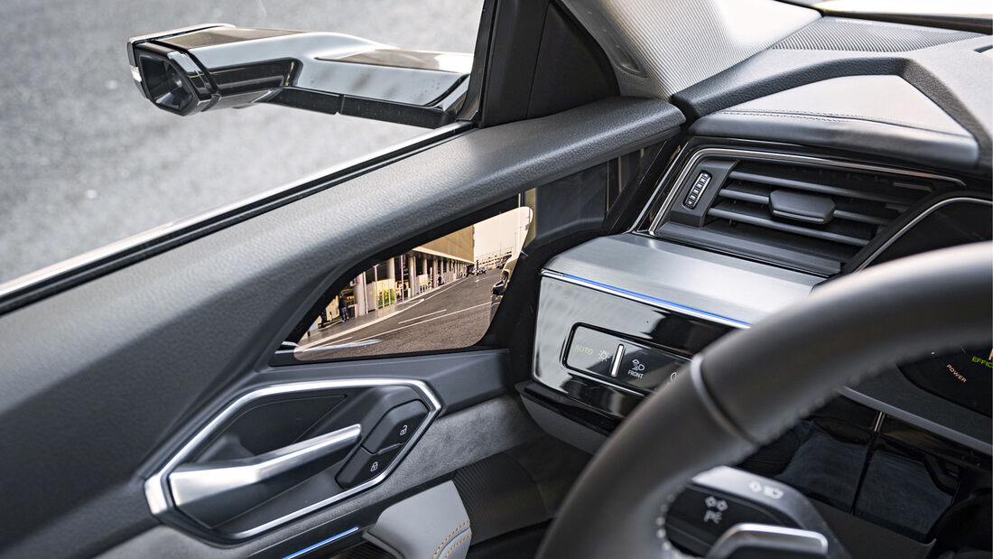 Audi E-Tron, virtuelle Aussenspiegel