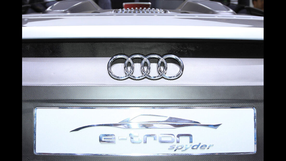 Audi Etron Spyder, Detail