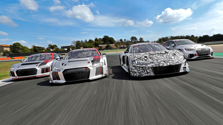 Audi GT Tracktest, Audi Sport Customer Racing