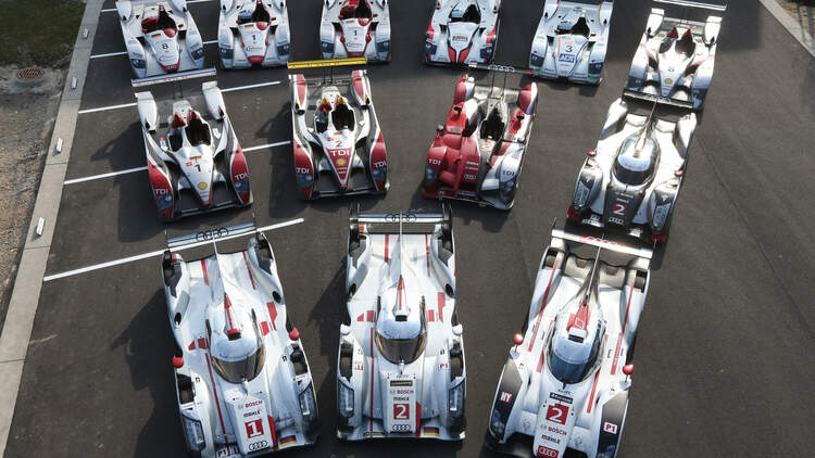 Audi Le Mans - Sieger - R8 - R10 - R15 - R18
