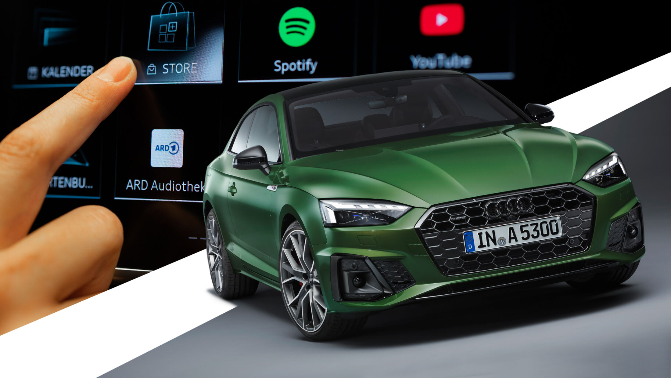 Audi integriert App-Store: Einzug von Spotify,  und Co.