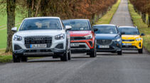 Audi Q2, Kia Stonic, Mazda CX-3, Opel Crossland, Exterieur