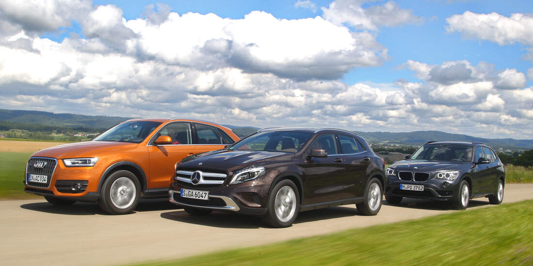 Audi Q3 2.0 TDI Quattro, BMW X1 xDrive 20d Sport Line, Mercedes GLA 220 CDI 4Matic
