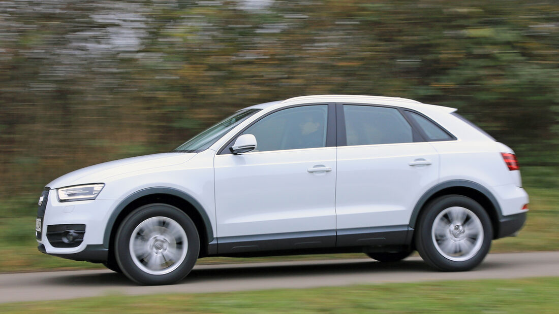 Audi Q3 2.0 TDI, Seitenansicht