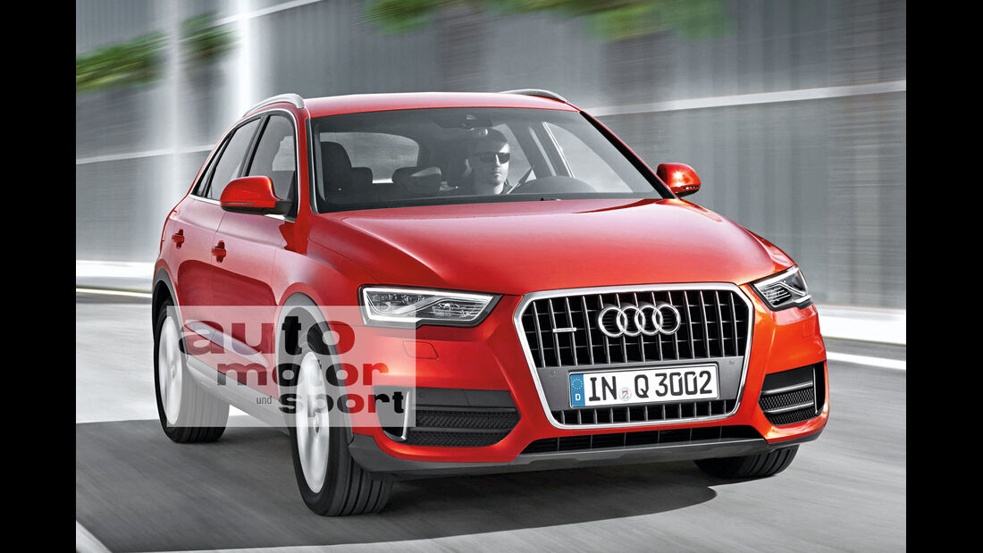 Audi Q3 Facelift, Frontansicht