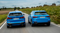 Audi Q3 S Line 45 TFSI Quattro, BMW X1 xDrive 25i M Sport, Exterieur