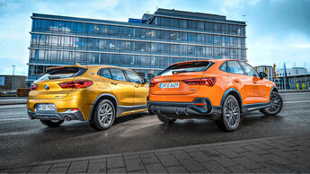 Audi Q3 SB 40 TDI Quattro, BMW X2 20d xDrive, Exterieur