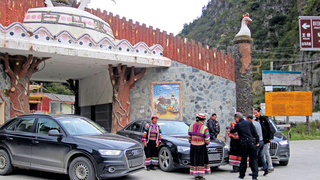 Audi Q3, Testflotte, Kloster, China