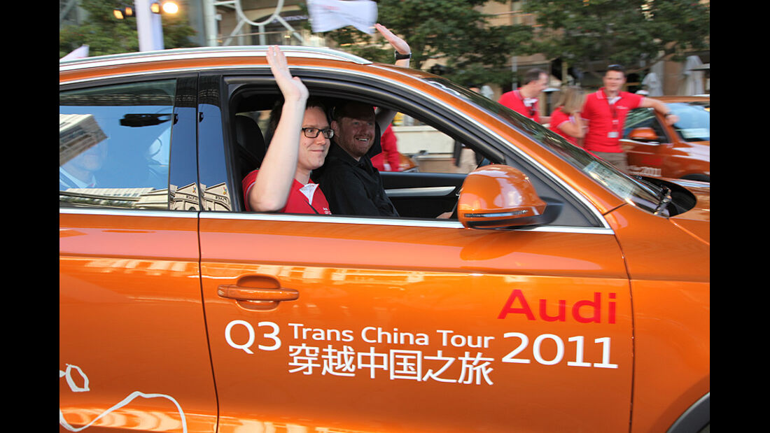 Audi Q3 Trans China Tour 2011 Tag 1