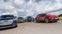 Audi Q4 E-Tron, Hyundai Ioniq 5, Mercedes EQA, Renault Megane E-Tech