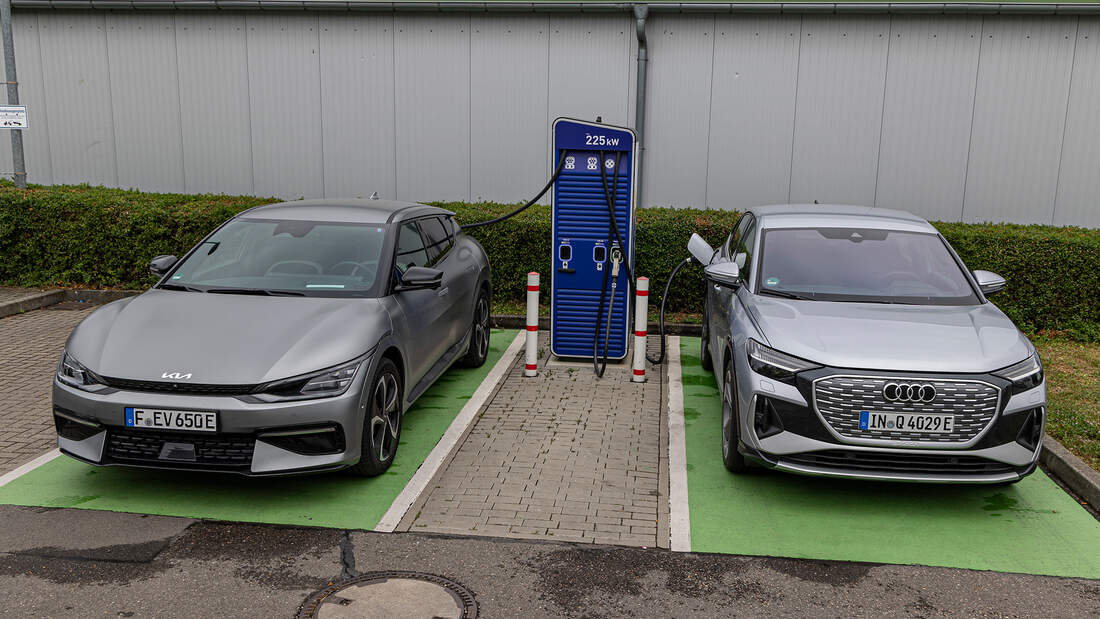 Audi Q4 Sportback 50 ETron und Kia EV6 AWD im Test AUTO MOTOR UND SPORT