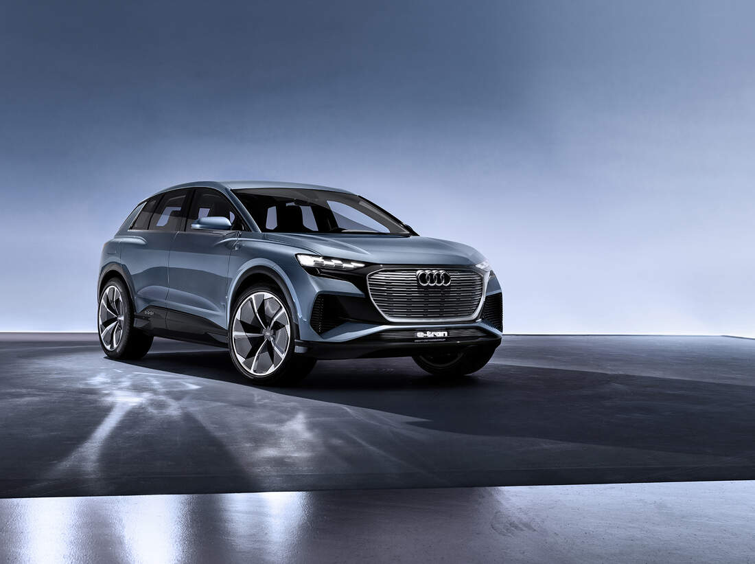 audi q4 e-tron (2021): elektro-suv im q3-format hat platz