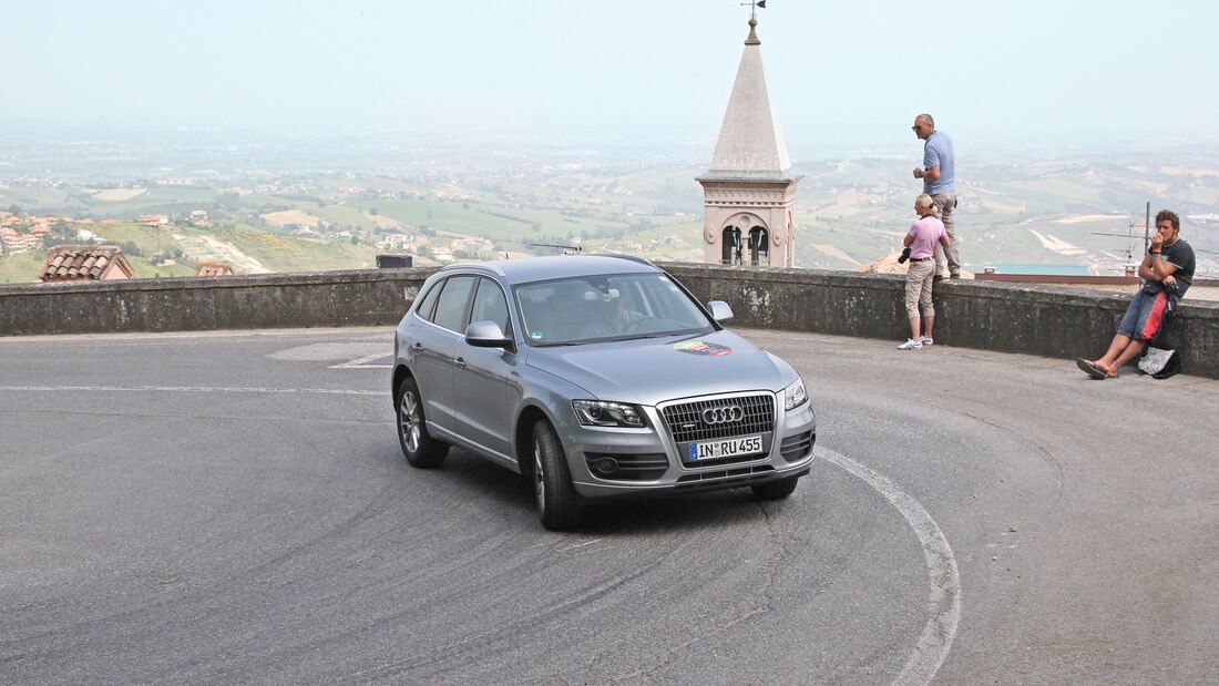 Audi Q5 2.0 TFSI Quattro, Frontansicht, San Marino