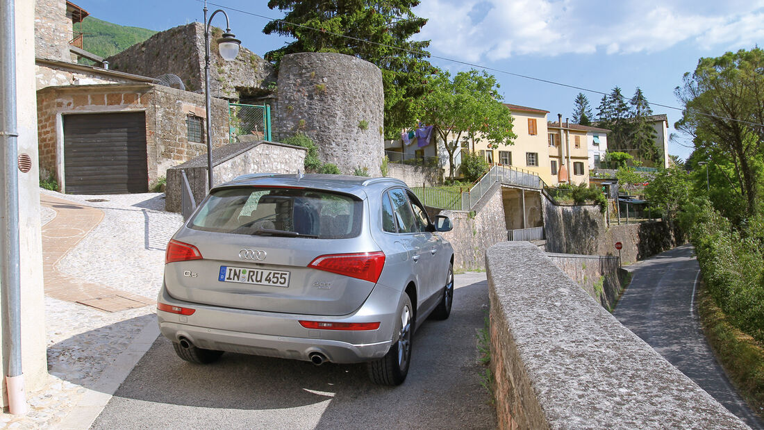 Audi Q5 2.0 TFSI Quattro, Heck, Italien