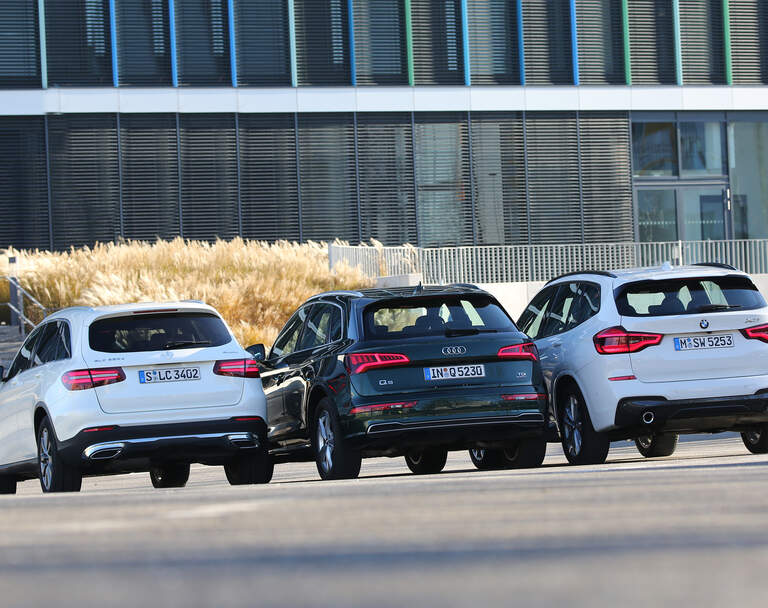 Test Audi Q5 3 0 Tdi Bmw X3 30d Mercedes Glc 350 D Auto