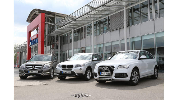 Audi Q5 Bmw X3 Mercedes Glk Im Vergleich Suv Mit Mittelklasse Ambitionen Auto Motor Und Sport