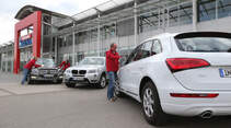 Audi Q5, BMW X3, Mercedes GLK, Gruppenbild