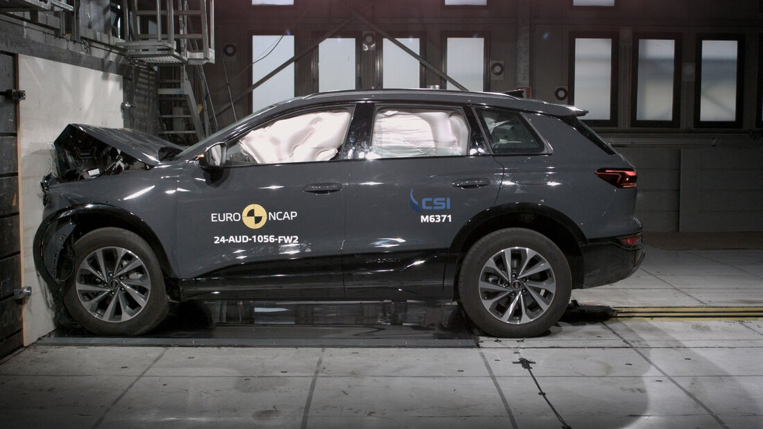 Audi Q6 E-Tron EuroNCAP-Crashtest 2024