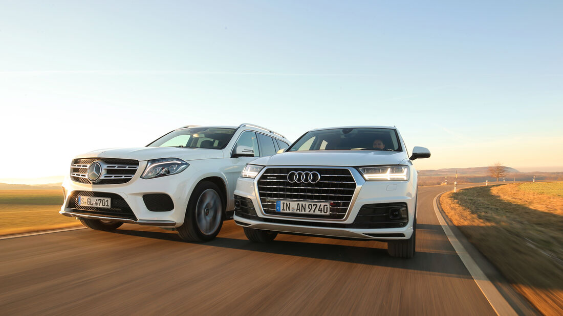 Audi Q7 3.0 TDI Quattro, Mercedes GLS 350 d 4Matic