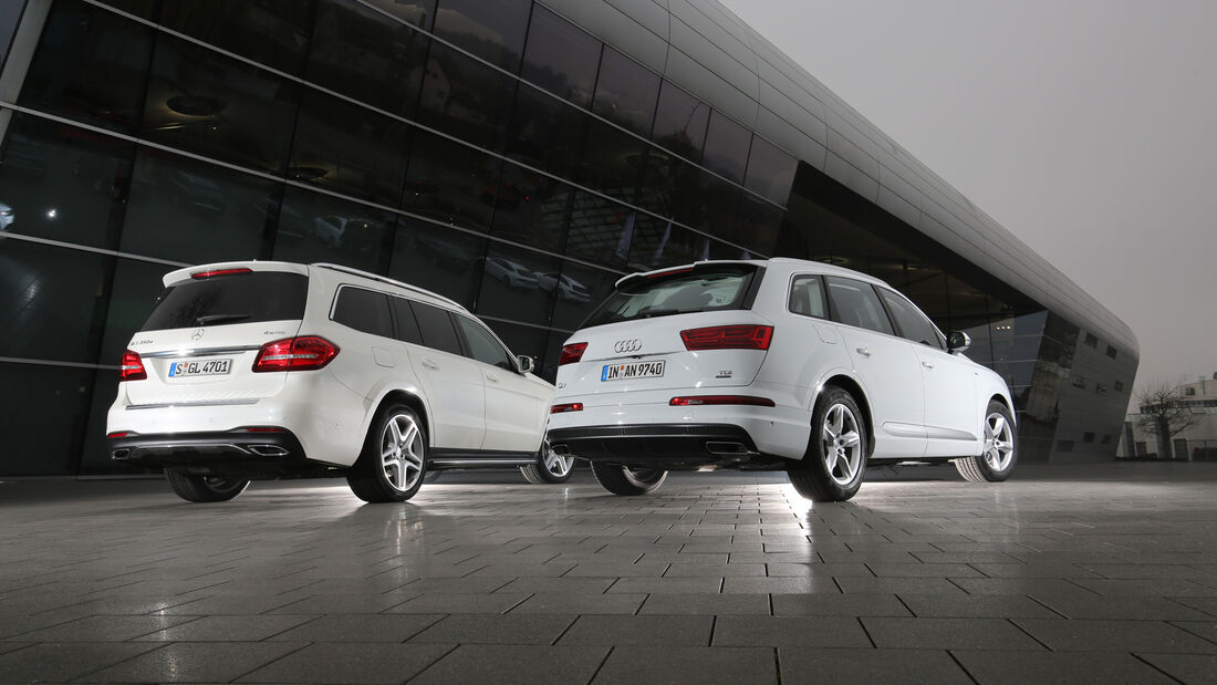 Audi Q7 3.0 TDI Quattro, Mercedes GLS 350 d 4Matic