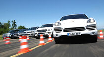 Audi Q7, Land Rover Discovery, Mercedes ML, Porsche Cayenne, VW Touareg